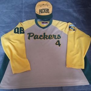 Vintage NFL Originals 4 Packers Favre  QB weatshirt XL
